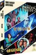Fantasy Triple (Princess Bride, Willow, Legend) DVD - Carol Kane, Cary Elwes