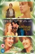 Pride And Prejudice/Sense And Sensibility/Shakespeare In Love DVD - Alan Rickman, Kate Winslet