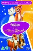 Aristocats/The Fox And The Hound (Disney) DVD - Pearl Bailey Kurt Russell Mickey Rooney Keith Coogan Corey Feldman Paul Winchell Sandy Duncan Jack Albertson John Fiedler & John McIntire 
