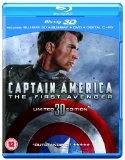 Captain America: The First Avenger (Blu-ray 3D + Blu-ray + DVD + Digital Copy) Blu Ray - Hugo Weaving, Natalie Dormer 