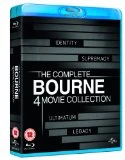 The Complete Bourne 4 Movie Collection Blu Ray - Edward Norton , Matt Damon