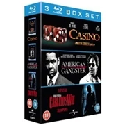 3 Film Box Set: American Gangster / Casino / Carlito's Way Blu Ray - Denzel Washington, Al Pacino