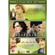 Atonement/Pride and Prejudice/Sense and Sensibility DVD - Keira Knightley, Romola Garai