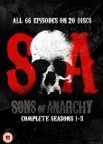 Sons of Anarchy - Season 1-5 DVD - Katey Sagal, Maggie Siff 