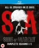 Sons of Anarchy - Season 1-5 Blu Ray - Ron Perlman, Maggie Siff 