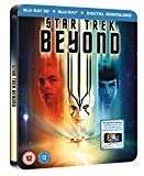 Star Trek Beyond Steelbook (Blu-ray 3D + Blu-ray + Digital Download) Blu Ray - Zoe Saldana, Anton Yelchin