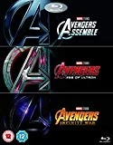 Avengers 1-3 Boxset Blu Ray -  