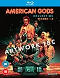American Gods Season 1-3 Blu Ray - Ricky Whittle, Ian McShane